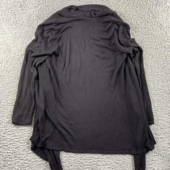 CYRUS CARDIGAN WOMENS MEDIUM BLACK VISCOSE LIGHTWEIGHT OPEN FRONT NWT NEW TOP - Picture 7 of 7